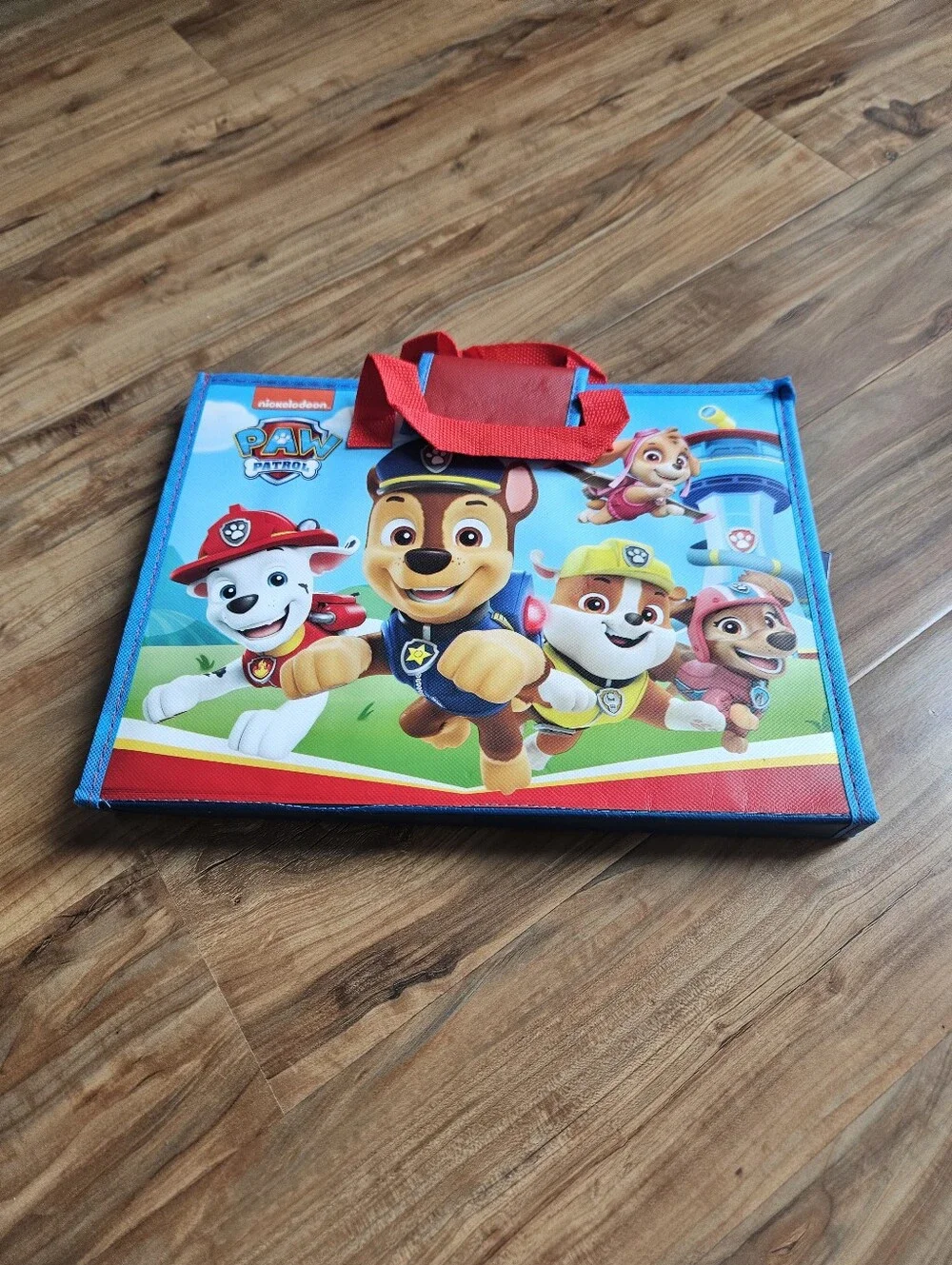 Paw Patrol Kids Coloring Carrying Bag - Blue & Red